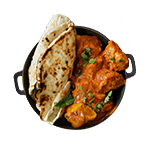 Peshwari Nan With Chicken Tikka 
