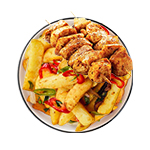 Salt N Chilli Chips With Tikka 