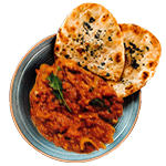 Chefs Special Garlic Nan With Madras 