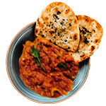 Garlic Nan With Garlic Chilli Chicken & Cheese 