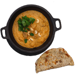 Peshwari Nan With Korma & Cheese 