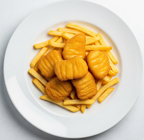 Chicken Nuggets & Chips 