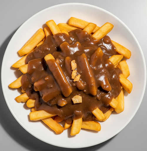 Chips, Cheese & Curry Sauce 