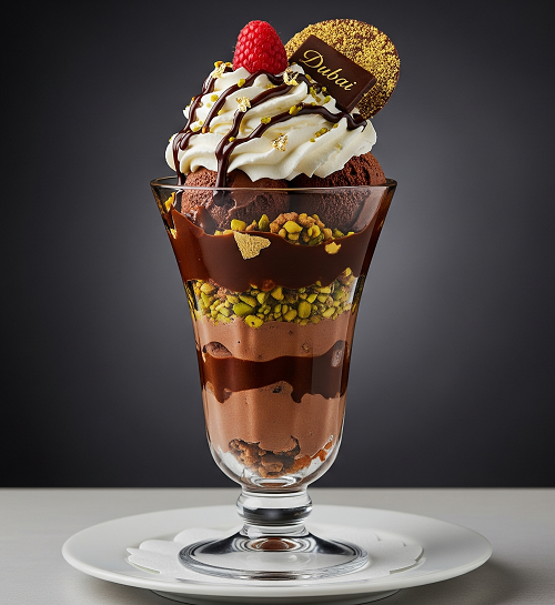 Dubai Chocolate Sundae 