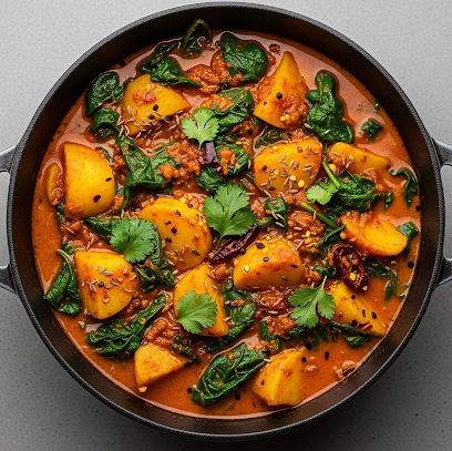 Chicken & Spinach Curry 