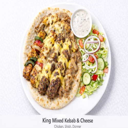 King Mixed Kebab & Cheese 